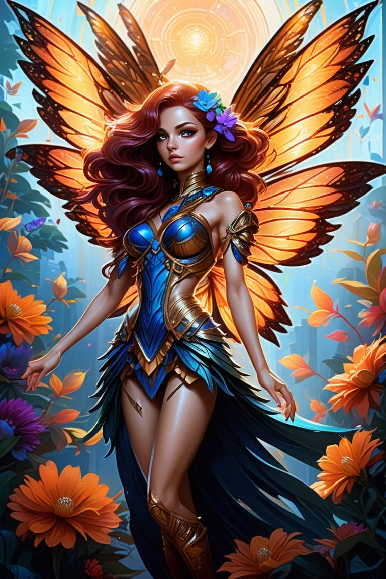 (masterpiece,best quality, ultra realistic,32k,RAW photo,detailed skin, 8k uhd, high quality:1.2), pixel-art wonderdream faeries lady feather wing digital art painting fantasy bloom vibrant style mullins craig and keane glen and apterus sabbas and guay rebecca and demizu posuka illustration character design concept colorful joy atmospheric lighting butterfly . low-res, blocky, pixel art style, 