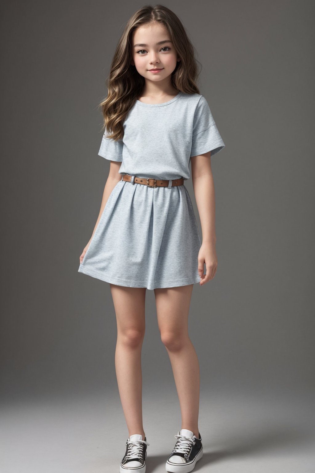 Full Body view of a tween girl.