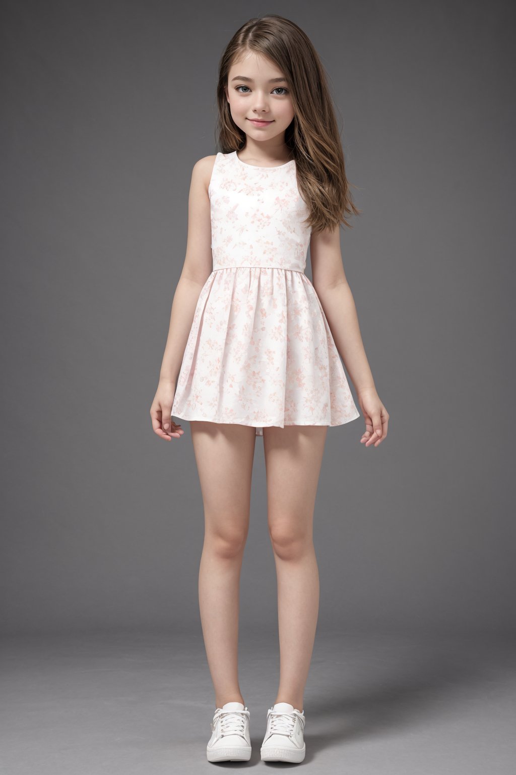 Full Body view of a tween girl.