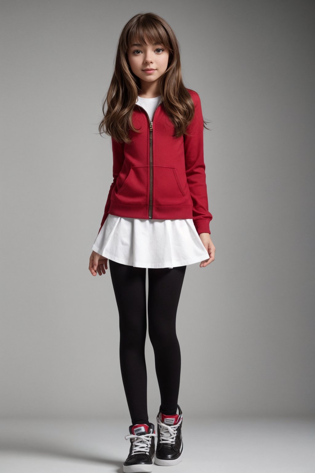 Full Body view of a tween girl.