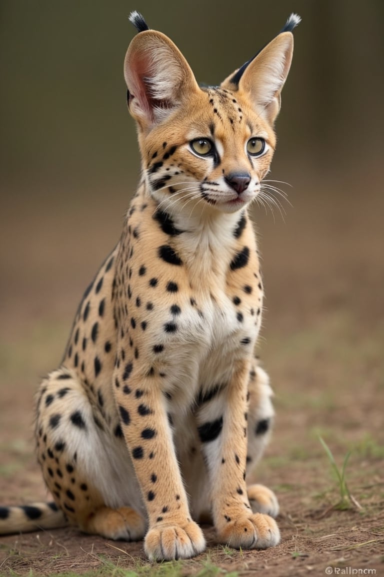 Leptailurus serval,Animal Verse Ultrarealistic 