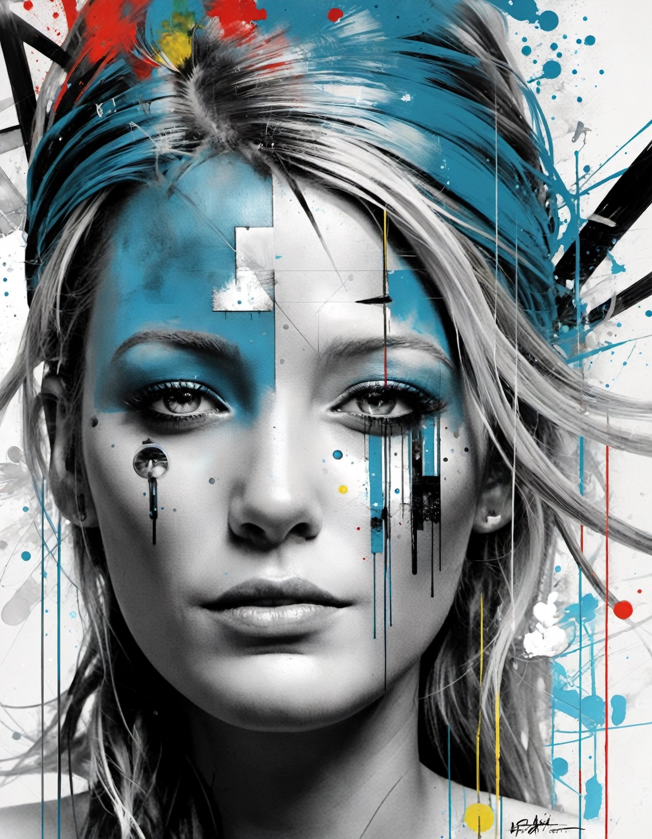 (art by Patrice Murciano:0.85), (art by Russ Mills:0.5), (divine:0.8),                                                                                                                                                                                                                                                                               collage by Antonio Mora,
,blake lively