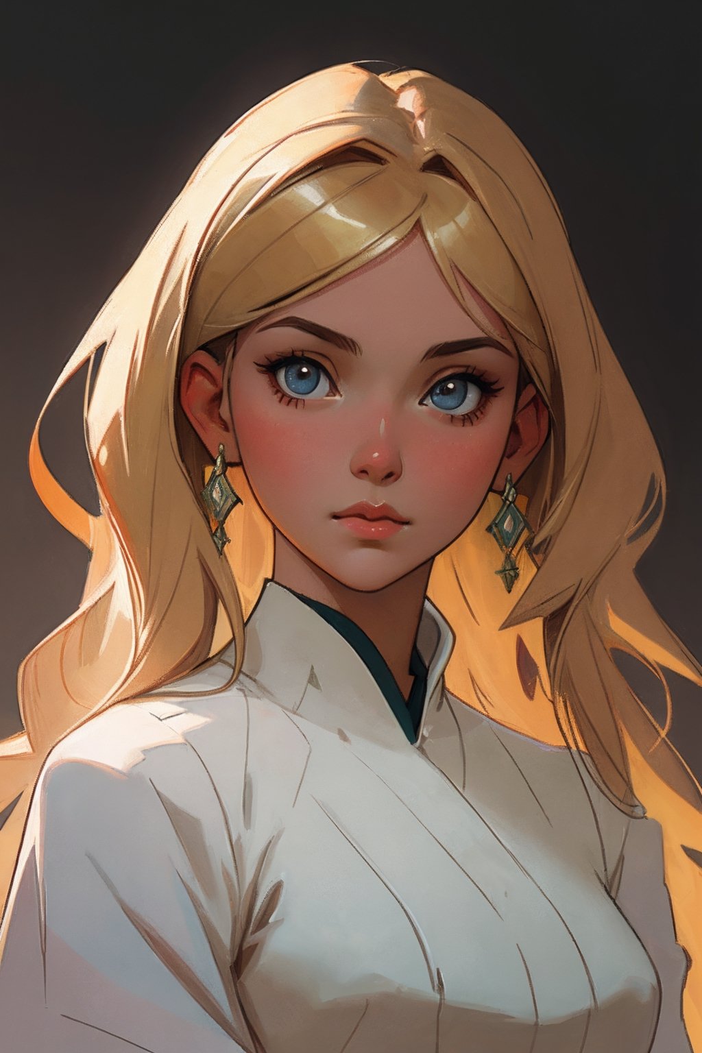 digital character concept art by artgerm, by greg rutkowski, by alphonse mucha. clear portrait of a shy modern wife blessed by god to grow immaculately fertile and perfect!! blonde, in clothes! holy body! light effect. hyper detailed, glowing lights!! intricate, elegant, digital painting, artstation, smooth, sharp focus
