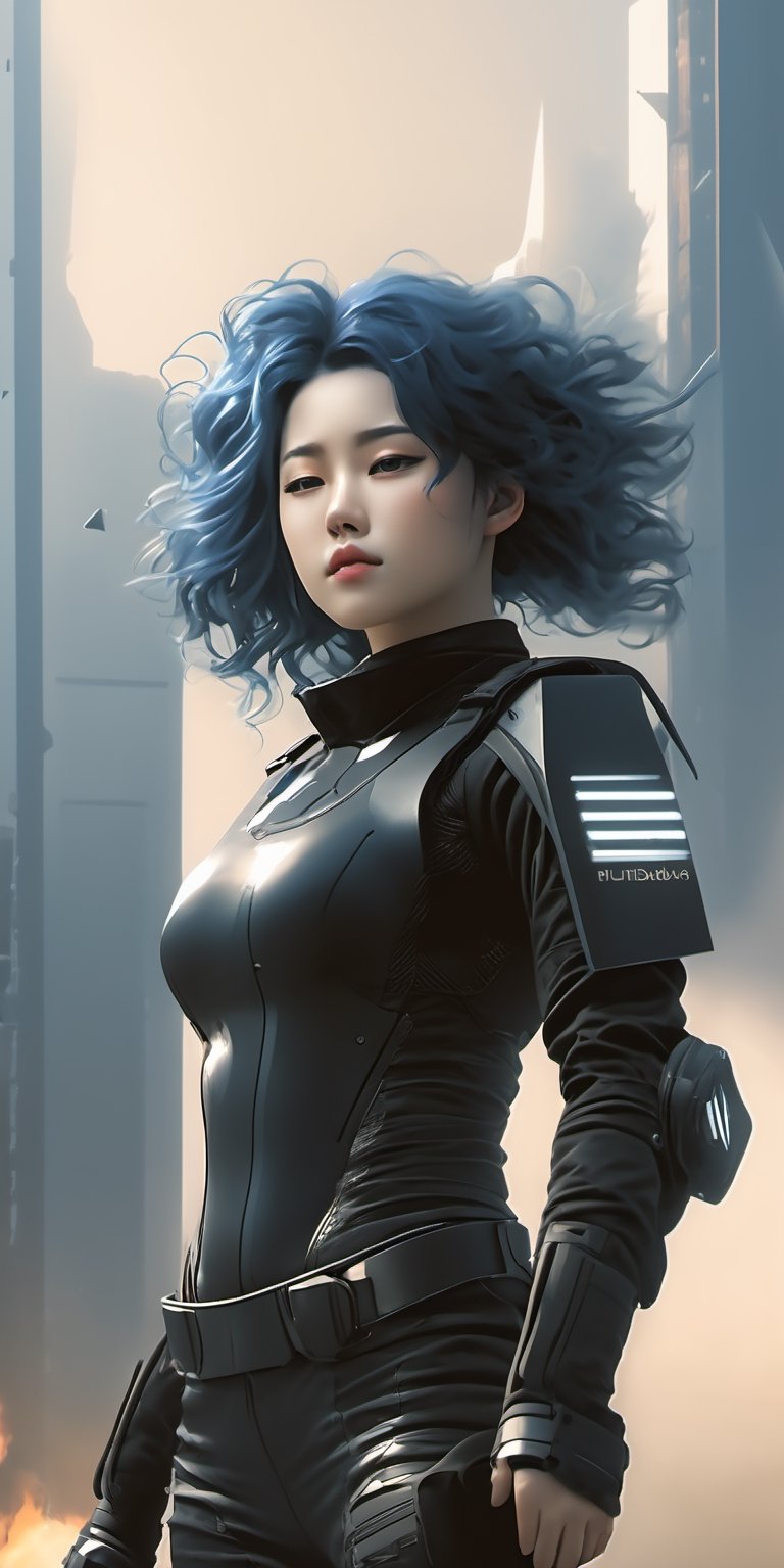 1girl, long curly hair,full-body_portrait, SWAT uniform((uniform detail like army force)) with super powerful arm, sidelighting, wallpaper, Masterpiece, 8k, battle field background, ruin all over the place, after deep impact by terrorist destroying attacted, The sky is obscured from the blue by flames, soot and battle fires are everywhere, and there is a hidden fire dragon in the background 
Half body portrait, Wide angle shot, half length,photography,Flying sandy environments,
8k, ultra realistic, Rim light, (cyberpunk cityscape:1.6), (photorealistic), beautiful lighting, best quality, realistic, full body portrait, real picture, intricate details, depth of field, RAW photo, 8k uhd, film grain, mechanic shoes, riding motorbike, no helmet:1.3, Harley woman on a harley bike:1.5, ((korean beauty, kpop idol,anime_screencap,IncrsXLRanni,A girl in the wild 
Beautiful dynamic dramatic dark moody lighting, volumetric, shadows, cinematic atmosphere, Octane render CV