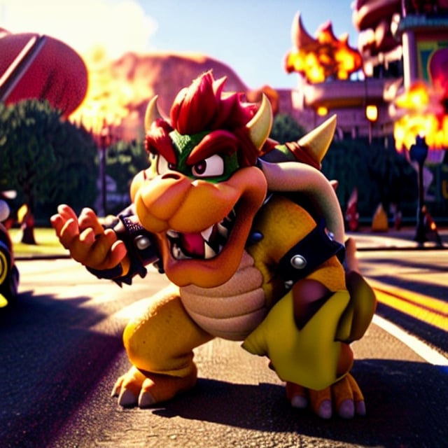 A In The Lggy Koopa Roaring