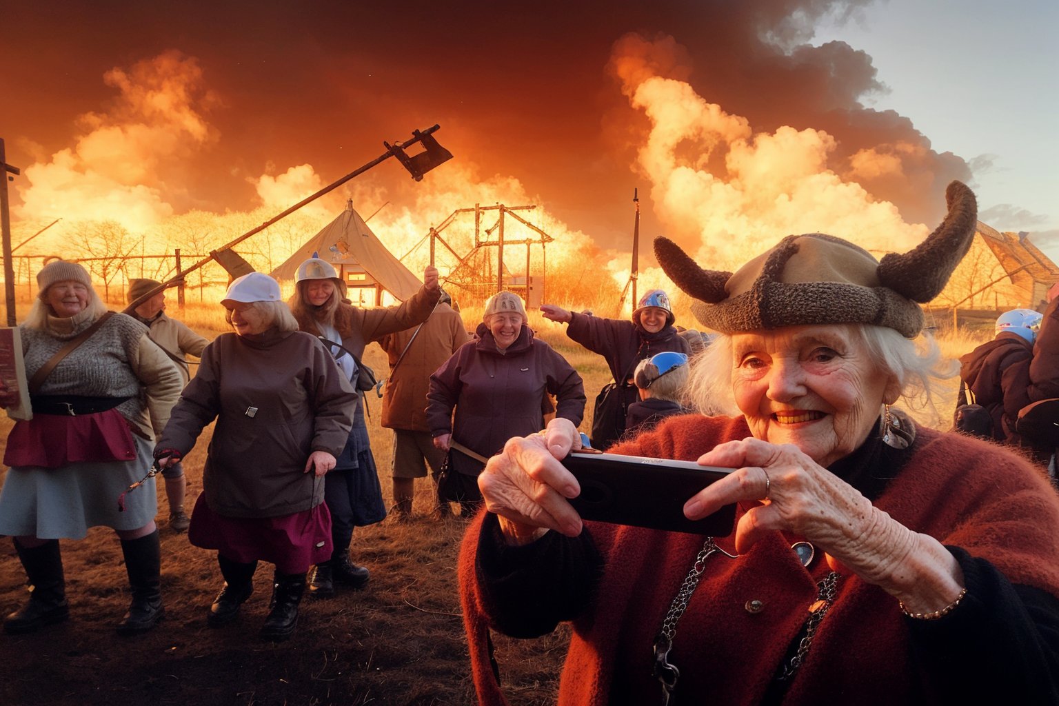 grannys fieldtrip to lindisfarne