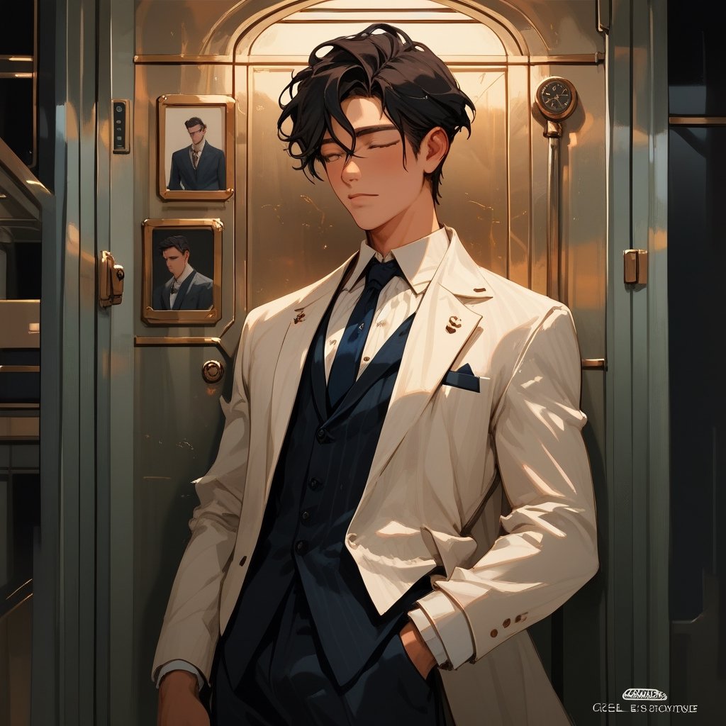 Score_9, Score_8_up, Score_7_up, Score_6_up, Score_5_up, Score_4_up,aa man black hair, sexy guy, wearing a suit, waiting for the elevator,sexy pose,
ciel_phantomhive,jaeggernawt,Indoor,frames,high rise apartment,outdoor