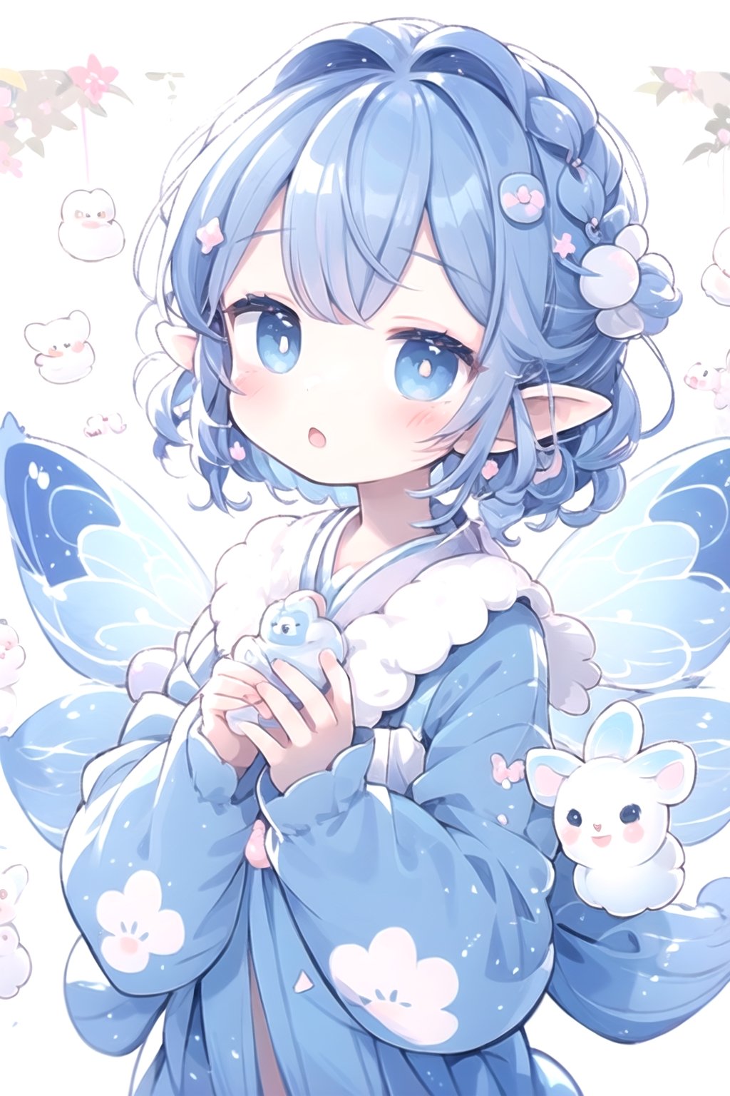 acrylic color, cute, kawaii, (fuwafuwa illustration:1.6),
BREAK
fairy