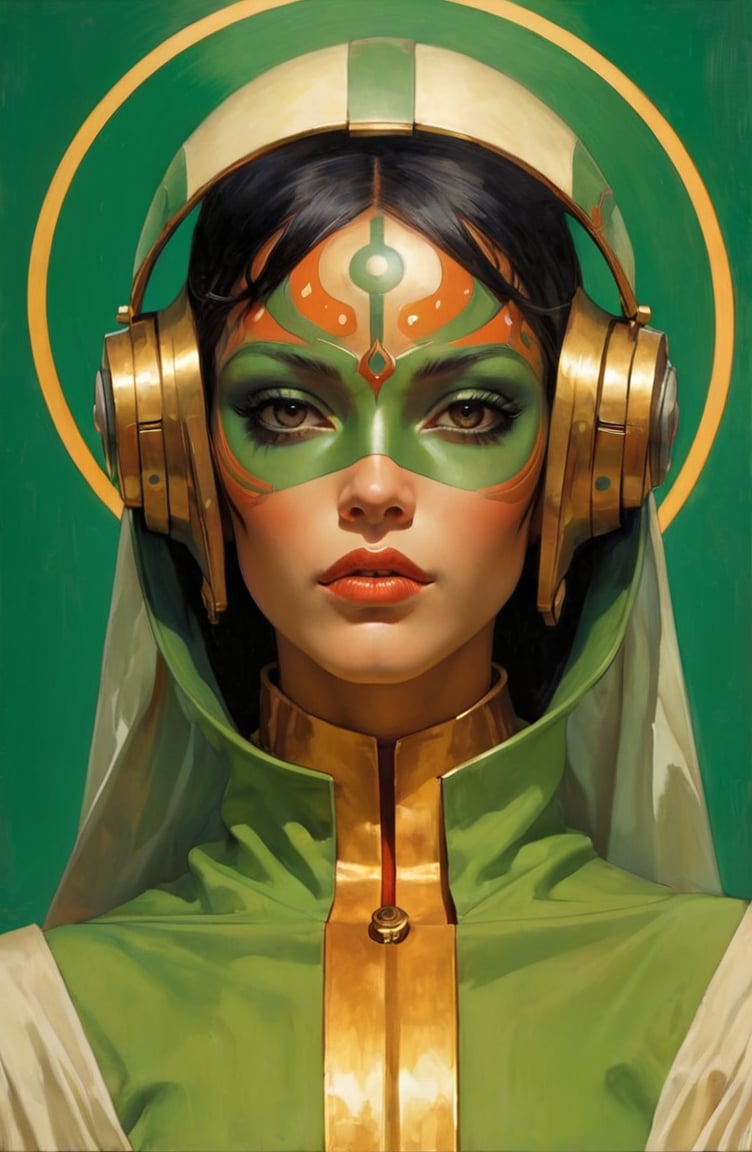 art by Masamune Shirow, art by J.C. Leyendecker, art by boris vallejo, art by gustav klimt, art by simon bisley, a masterpiece, stunning beauty, hyper-realistic oil painting, a galactic scene,  luke skywalker, Ahsoka Tano, 