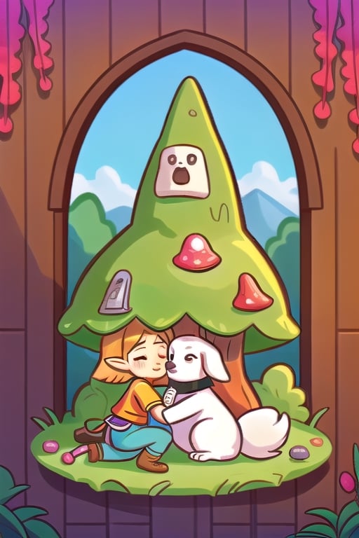 a young boy hugs his dog, sat in garden in front of house




,Isometric_Setting,ISO_SHOP,candyland,LODBG,FFIXBG,Vivid_Setting,no humans,spritehex,no_humans,AliceWonderlandWaifu, Mushroom_Girl,wrench_elven_arch,full background,outdoors,indoors,tree, no humans