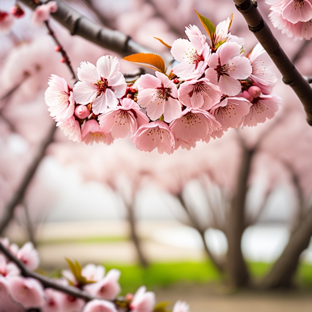 A beautiful Sakura tree in full bloom,more detail XL