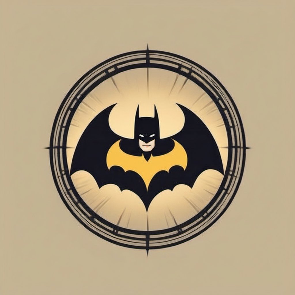  vintage  logo of movie batman , [logo],  [vintage logo], simple logo, clean logo,logo
