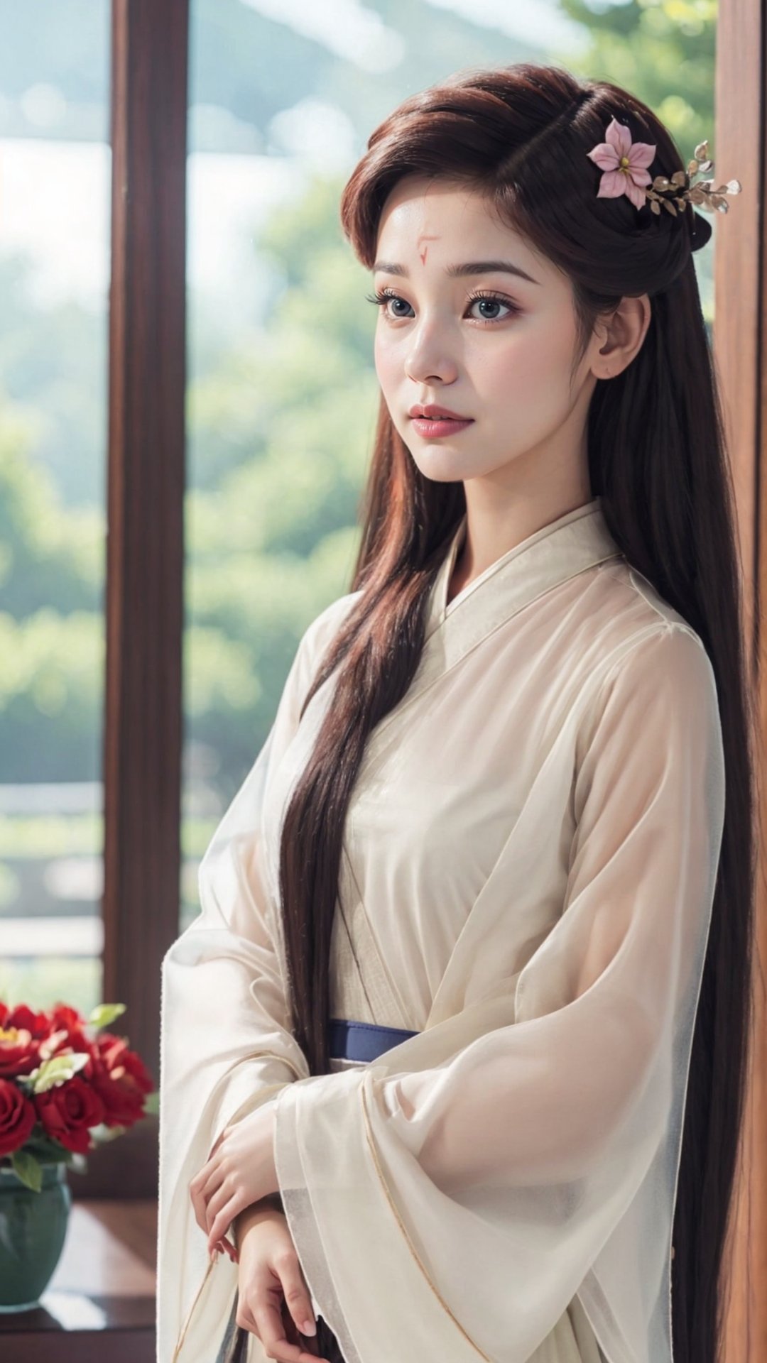 tienhiep, hanfu,
(Hands:1.1), better_hands, realhands
1girl, solo, long hair, black hair, hair ornament, long sleeves, upper body, flower, see-through, blurry background, facial mark, chinese clothes, forehead mark, realistic, hanfu, tienhiep,jwy1,Young beauty spirit ,Miss Grand International,jisoo,SGBB,lisa,GdClth,monochrome,jenniferconnelly,tamannah bhatia,jennie