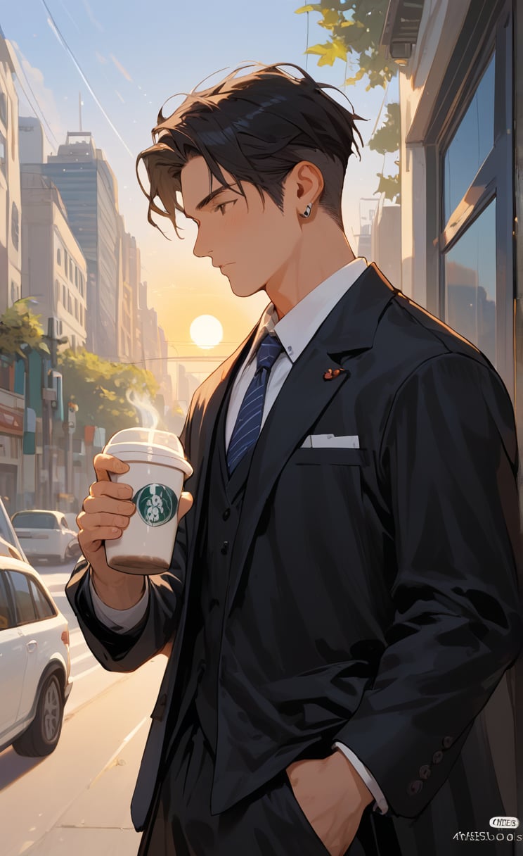 Score_9, Score_8_up, Score_7_up, Score_6_up, Score_5_up, Score_4_up,

1boy black hair, a very handsome man, wearing a black suit,day, sun, city, modern city, man crossing the street in the pedestrian zone, holding a cup of coffee in one hand and a cell phone in the other, distracted, ciel_phantomhive,jaeggernawt,perfect finger,more detail XL