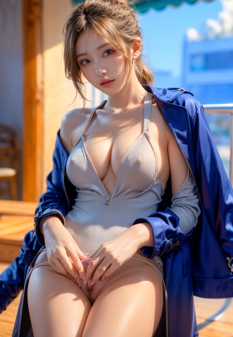 full body,Korean girl,Realism,Epic, (masterpiece),  blue eyes, detailed facial features, (sensual face), realism, yuzu,
(RAW photo:1.2),(EOS R8,50mm,F1.2,8K:1.2),

photograph of beautiful 28 year old naked korean woman, very beautiful face, a very beautiful girl, 1girl, korean pop idol style, white skin, full_body, head to toe, naked, nude, open leg, exposed_pussy, small face, open pussy, show pussy, ass, gushing from pussy, rear pussy, masterpiece, pussy, small breasts, sex, beautiful breasts, slim body, Fully naked petite body with pink nipples and pussy visible, detailed face,realhands,, soothing tones, hi-top fade:1.3, high contrast, (natural skin texture, hyperrealism, soft light, sharp), pony tail hair, white blouse, black skirt, detailed pussy, nsfw, outdoor, exposed pussy, smile, colored_skin, nipples, leg up, dildo inserted in pussy,1 girl

Ultra-realistic 8k CG,masterpiece,best quality,((very detailed face)),(photorealistic:1.4),absurdres,RAW photo,film grain,pov,extremely detailed,1girl,high pigtails,looking at viewer,tear,(fellatio:1.2),hetero,penis,fellatio,(nsfw:1.2),nude,uncensored,solo focus,solo focus,(the boy rode on top of the girl's head:1.2),pubic hair,facial,mouthfull cum, ((sucking a dick)),(oral:1.2),makeup,(lie down:1.2),large breasts,dimly lit room,view,((from above:1.1)),, ((2qba style:1.2)),(((best quality))), (((masterpiece))), ((ultra-detailed)), ((female focus)), (((extremly detailed))), (((illustration))), ((detailed light)), ((decadent detailed)), ((beautiful detailed eyes)), (beautiful detailed face), hairpin, (blonde hair), midium hair, swept bangs, (low_tied hair), hair over one eyebrows, hairpin, (emerald_green colored eyes), [symbol_shaped_pupils|diamond_shaped_pupils], (midium breasts), ((armpit cutout) + (side cutout) + (hip cutout))(zipper_crossing_from_breast_to_crotch), (crotch zipper), (gray_belts on breast), (gray_belts on waist and pelvis), gear_shaped_accessaries, ((navy_long_coat_on_shoulder:1.3)), ((navy_plugsuit:1.05) + (navy_pilot_suit:1.05) +(tight_bodysuit:1.05)), armored_boots, (landscape view), sexual aggressive, off shoulder, finely detailed shoulder, finely detailed gloves, ((beautiful_detailed_background)), bullets fall, break through the fire, skyscraper, standing, long view, temptation, fascination, 8k wallpaper, ((beautiful_detailed_background)), beautiful detailed glow, Floating ashes, buring back, (floating cloud:1.2), milky way, (spread one_hand to viewer)
