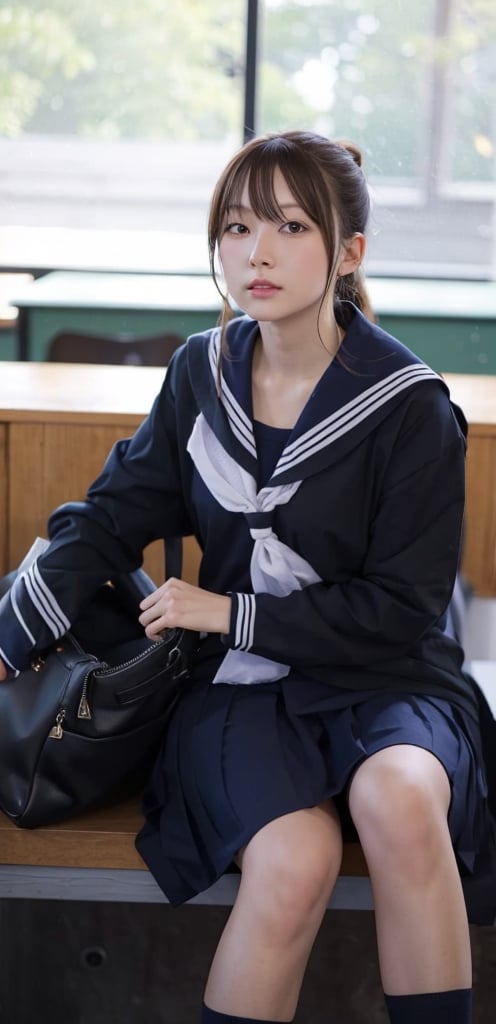 japanese school girl