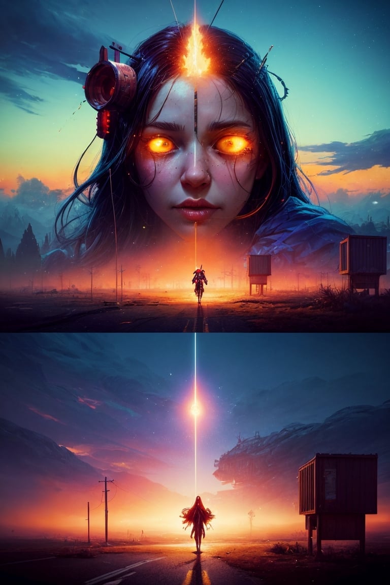 You've already seen her around... Always as distant and untouchable as always... You are the heaven and hell of my dreams... And I have dreamed of you so many times., cinematic aesthetic, interactive image, highly detailed, art by Simon Stalenhag, Brian Stelfreeze, RHADS, Ismail Inceoglu 