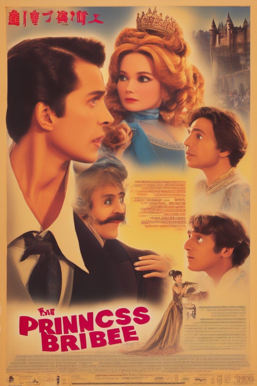 Movie poster of "The Princess Bribe". Movie poster page
