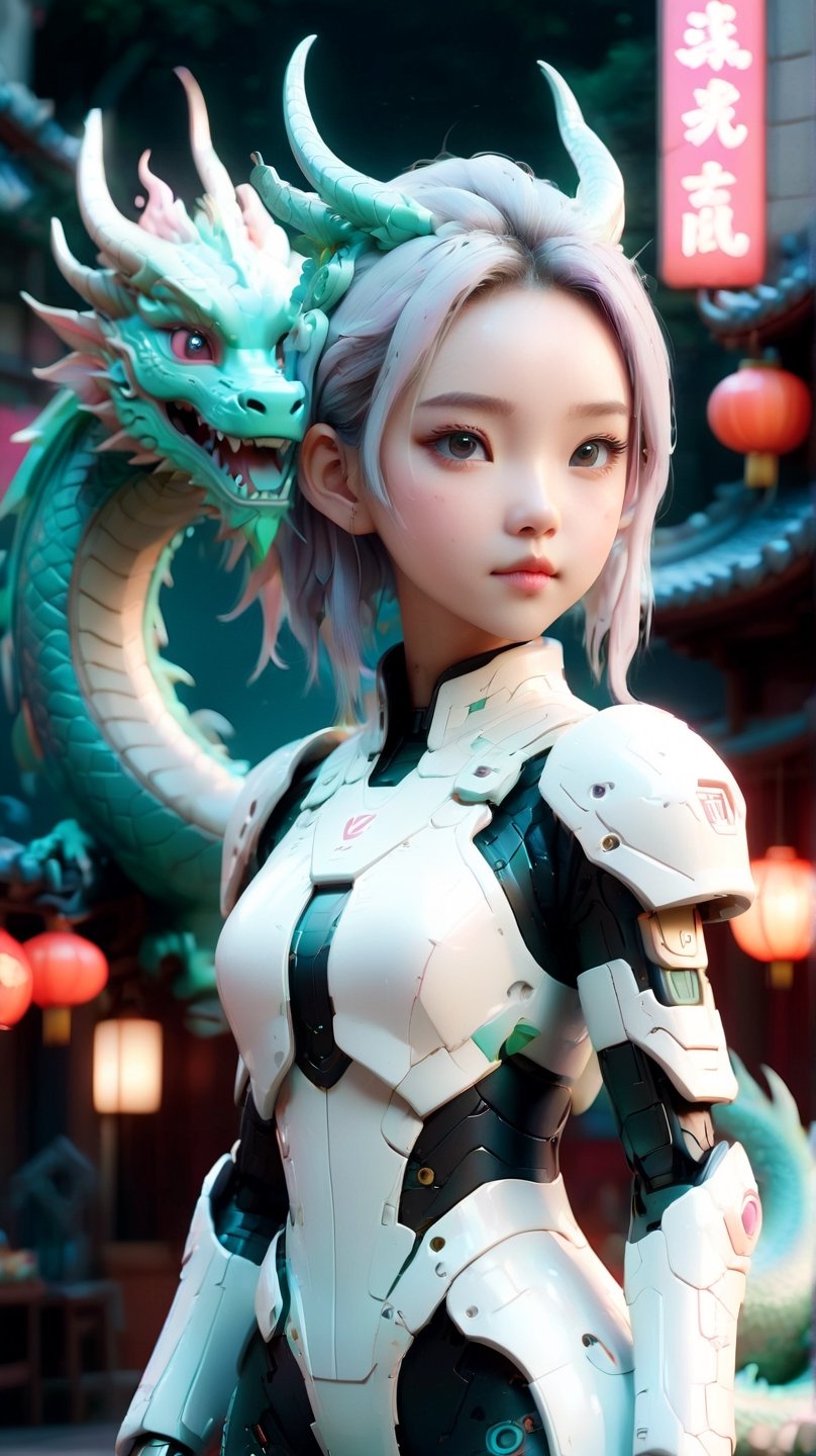 Lovely 3d clay kawaii girl, muted pastel, blender 3d, matte
Background with subtle gradient --v 6.0,xxmix_girl,Mecha,Chinese dragon