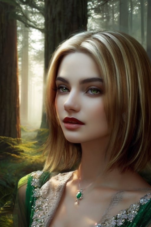 change-to-and-add-long-blonde-even-length-hair, realistic shades, sun lighting on left side, realism