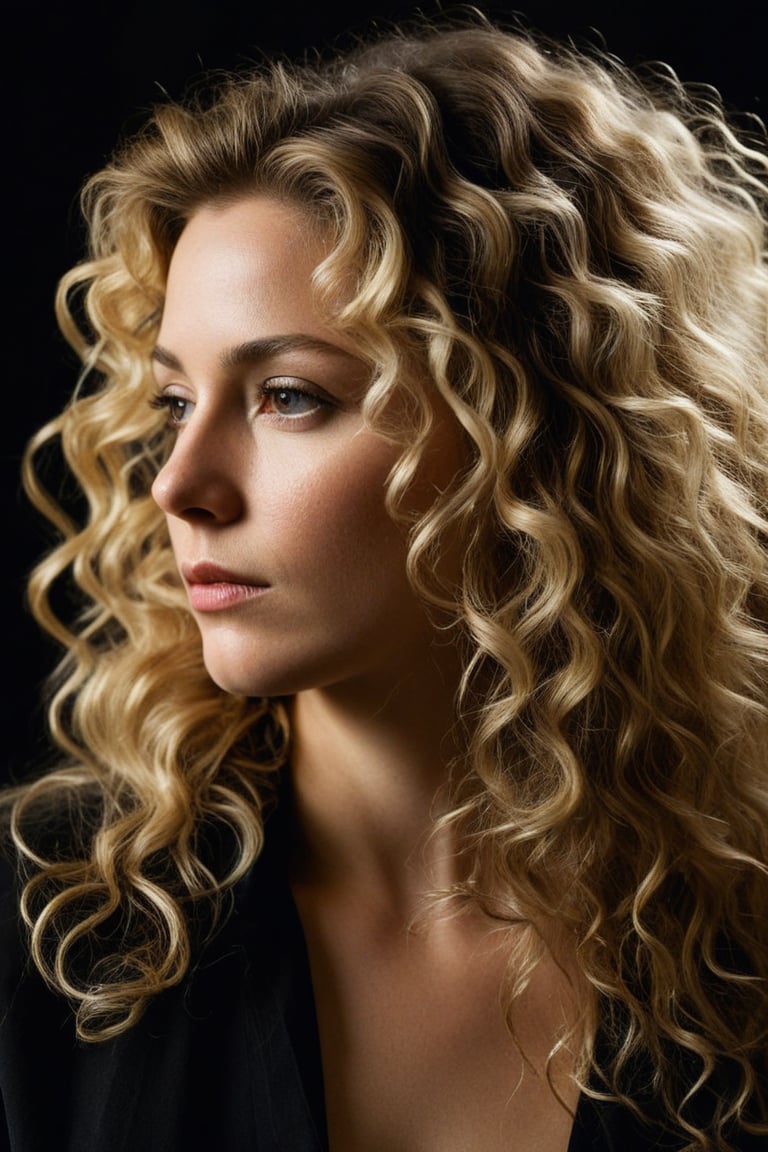 (((iconic Woman but extremely beautiful)))
(((dirty,broken,old)))
(((shadows on the face)))
(((Blonde curly long hair)))
(((Black Solid full colors)))
(((Chiaroscuro black simple colors)))
(((view profile, view angle, dutch_angle)))
(((Chiaroscuro light background)))
(((intricate details,masterpiece,best quality,hyperrealistic, photorealistic)))
(((by Annie Leibovitz style, by caravaggio style)))