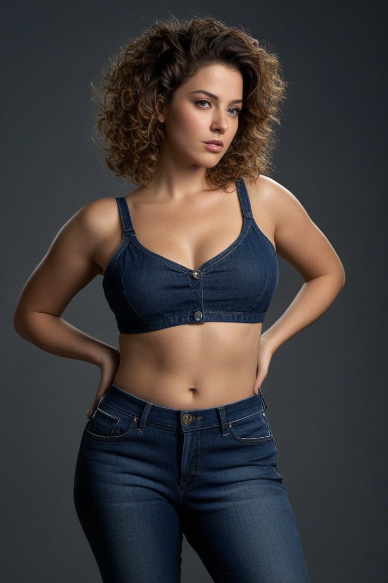 (((iconic Woman but extremely beautiful)))
(((Voluptuous and yet  so adorable,photographed 1966)))
(((looking at viewer, midriff, pants, tank top, denim, jeans dirty,broken,old)))
(((Hair curly long)))
(((Chiaroscuro darkness simple colors)))
(((gorgeous, voluptuous, sexy, rock hard)))
(((view profile, view angle, dutch_angle)))
(((Chiaroscuro light background)))
(((intricate details,masterpiece,best quality,hyperrealistic, photorealistic)))
(((by Annie Leibovitz style, by caravaggio style))),bbw