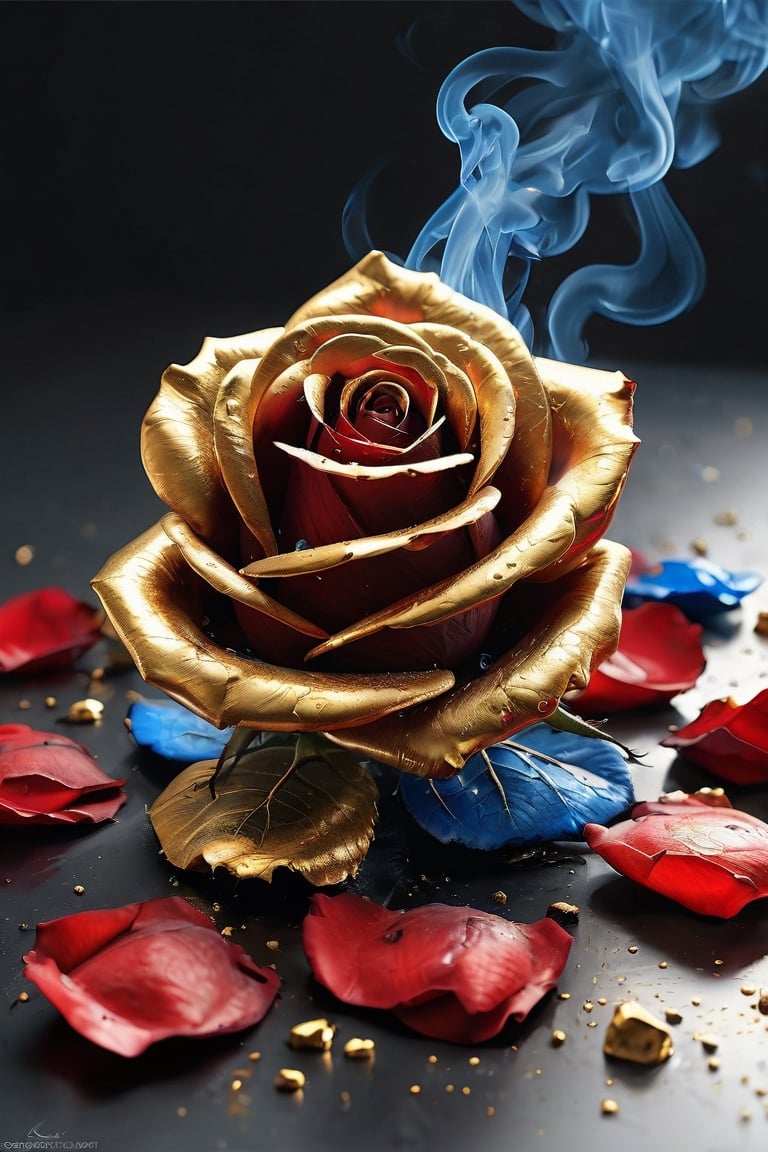 (((magic smoke,

gold and black spirit

many roses,

strong colors,

red,gold,black,blue,

photorealistic,

studio photography,

greg rutkowski))),


Ultra High Definition,

realistic,

vivid colors,

Very detailed,

UHD drawing,

pen and ink,

perfect composition,

Beautiful, detailed, intricate and incredibly detailed octane rendering that is trending on artstation,

8k art photography,

photorealistic conceptual art,

soft natural volumetric cinematic perfect light,

Watercolor,

trend in artstation,

sharp focus,

studio photo,

intricate details,

Very detailed,

by greg rutkowski),

detailed textures,

high quality,

high resolution,

high accuracy,

realism,

color correction,

Proper lighting setup,

harmonious composition,

The behavior works