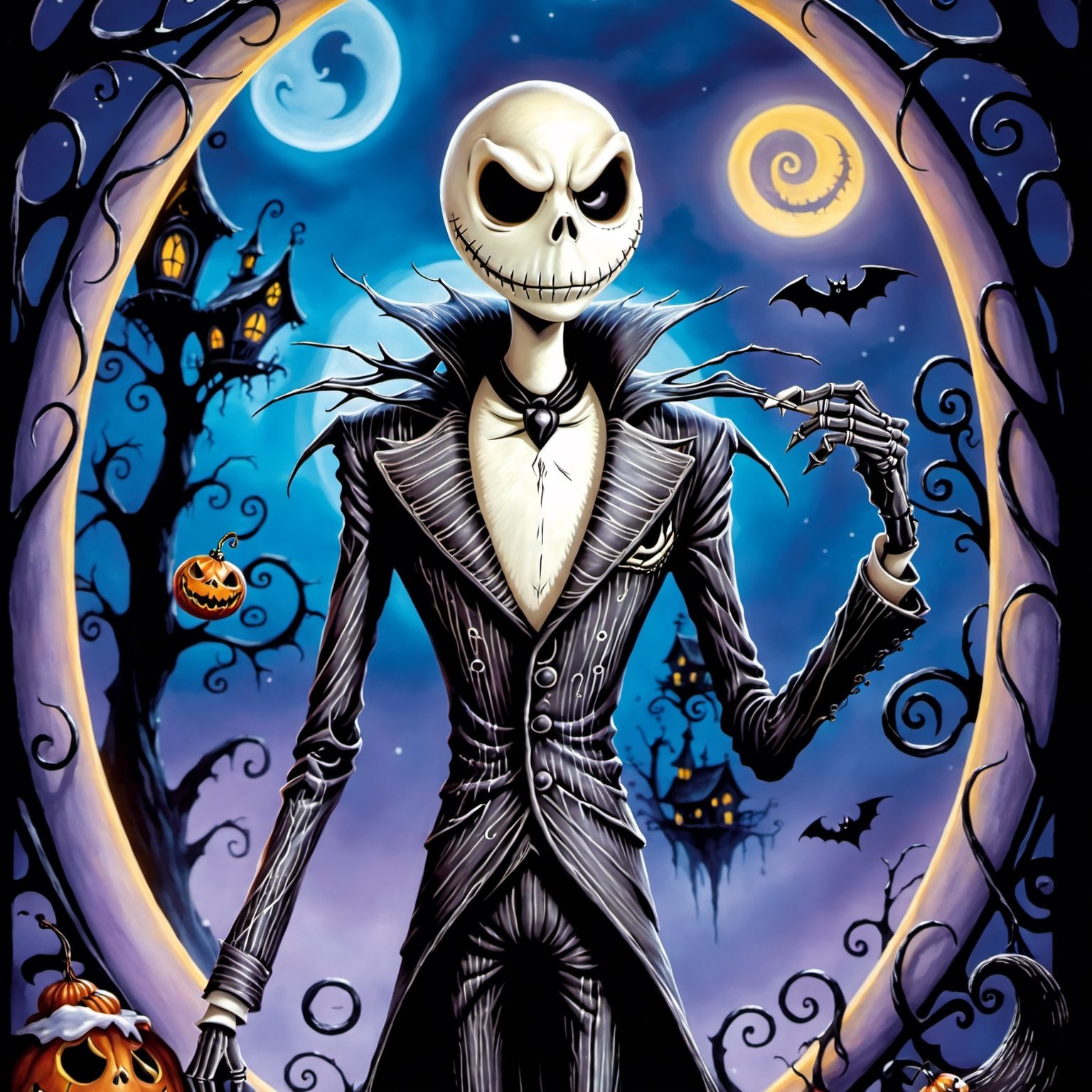 Jack Skellington from nightmare before christmas,xxmixgirl,ink 