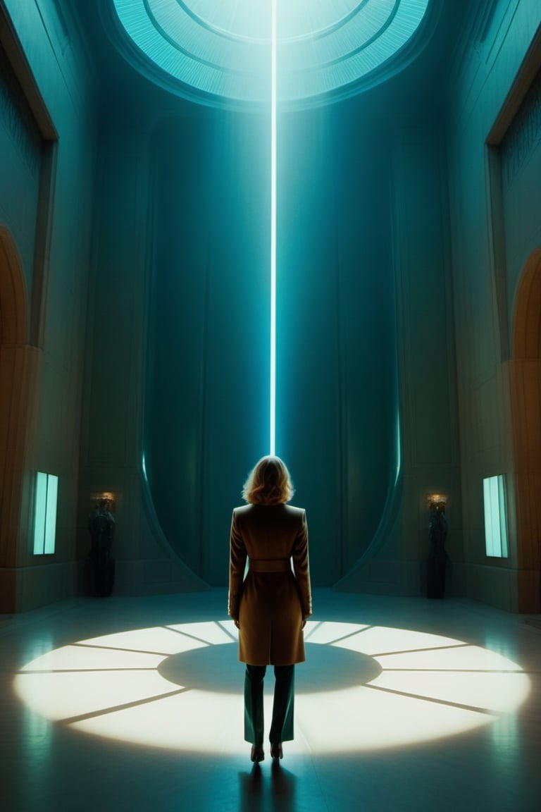 (((Iconic futuristic-sci-fi extremely beautiful)))
(((delicate interplay of light and shadow, artistic expression, emotional resonance)))
(((Chiaroscuro light colors background)))
(((View zoom,view detailed)))
(((by Annie Leibovitz style,by Wes Anderson style))),cinematic style