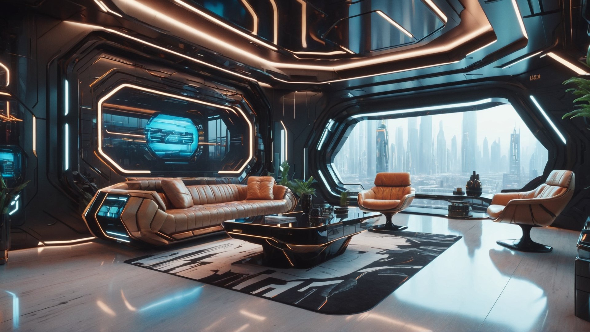 Masterpiece, ultra high definition, ultra high quality, 8k, exquisite details, perfect composition, perfect proportions, precise proportions,
Space station, interior design, oversized floor-to-ceiling windows, future technology, intricate light, future furniture, cyberpunk, postmodern minimalist style, office, outer space background, planet, galaxy,