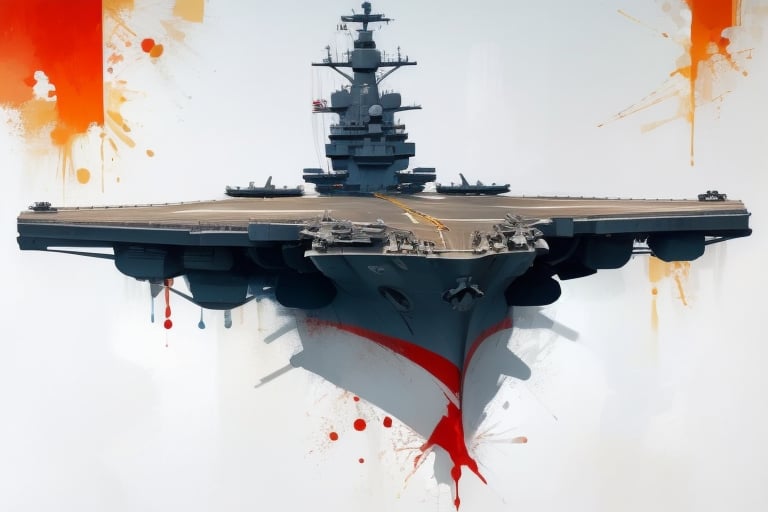 aircraft carrier,colorart
