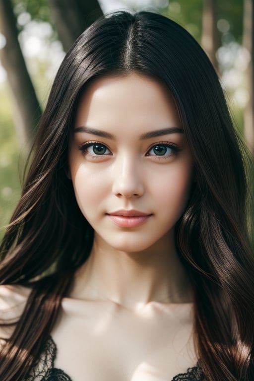 a cute and beautiful face, tintype photo, perfect body, all the components are arranged very intricately, close up models, the background is under Asian nature and , the image is very detailed, photographic, long shot, very realistic,fantasy ,Realism,Portrait,Raw photo,Detailedface