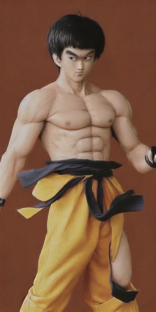 Bruce Lee as Goku 