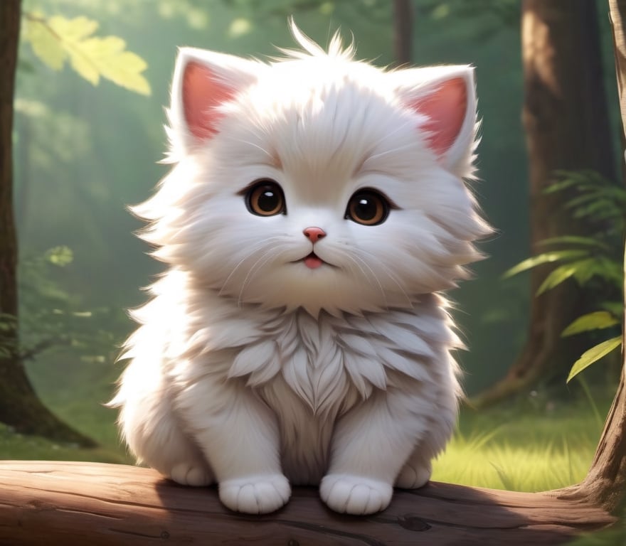 ((masterpiece)), best qualtiy, 8k, realistic,super cute outdoors, anime style, detailed background, fantasy, more details
cute animal wallpaper