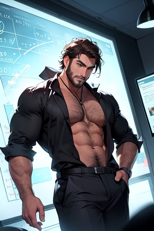 ((male only)), ((natural body hair)), (handsome big eyes), 4k definition, 
"Those two beautiful, nerdy men are negotiating us to safety using the power of math.",(1man),best quality