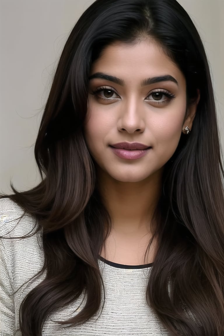 look like indian actress((Shruti Haasan: nayanthara :0.5)),