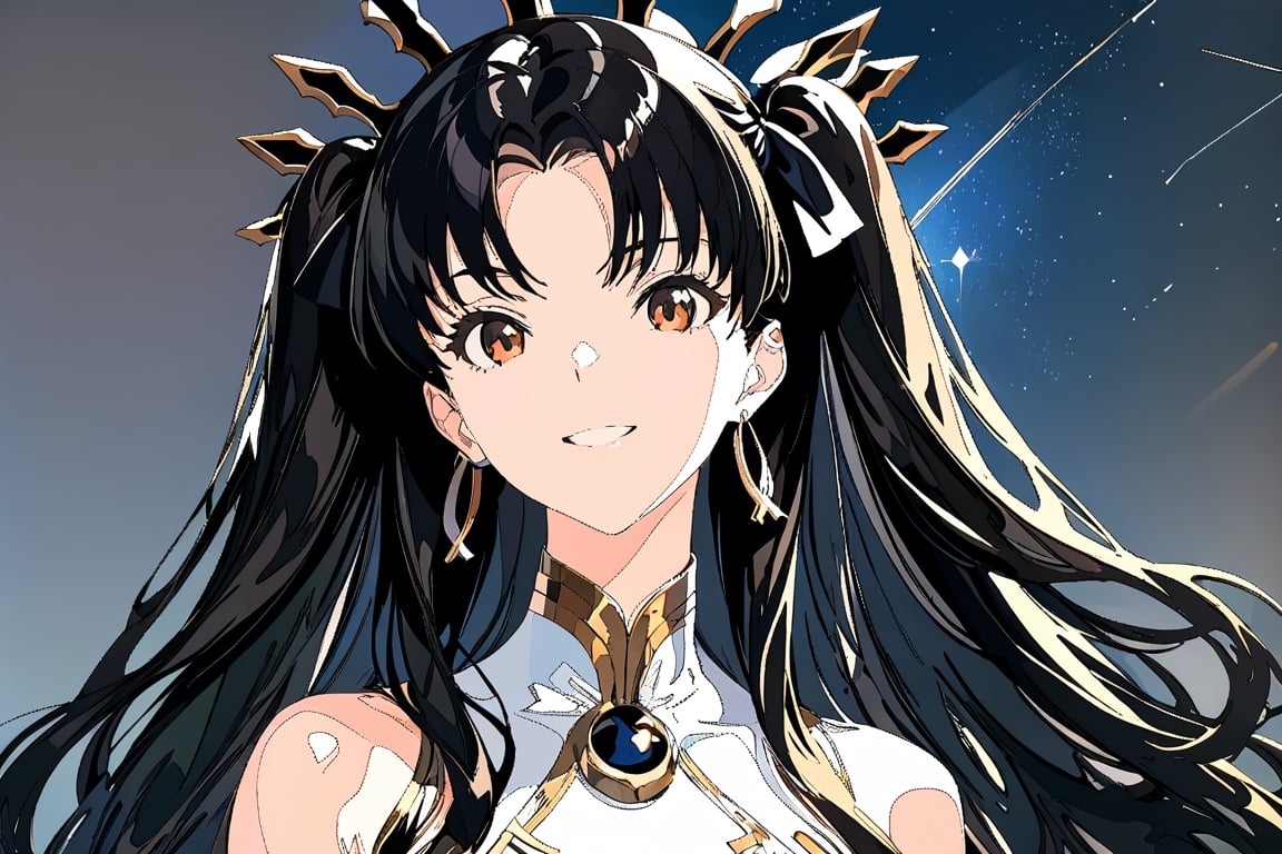  (masterpiece, top quality, best quality), (1girl), full body,portrait, extreme detailed,Cogecha,ishtar \(fate\),8k,high resolution,smile,face looking into camera,night,starry sky,panoramic

