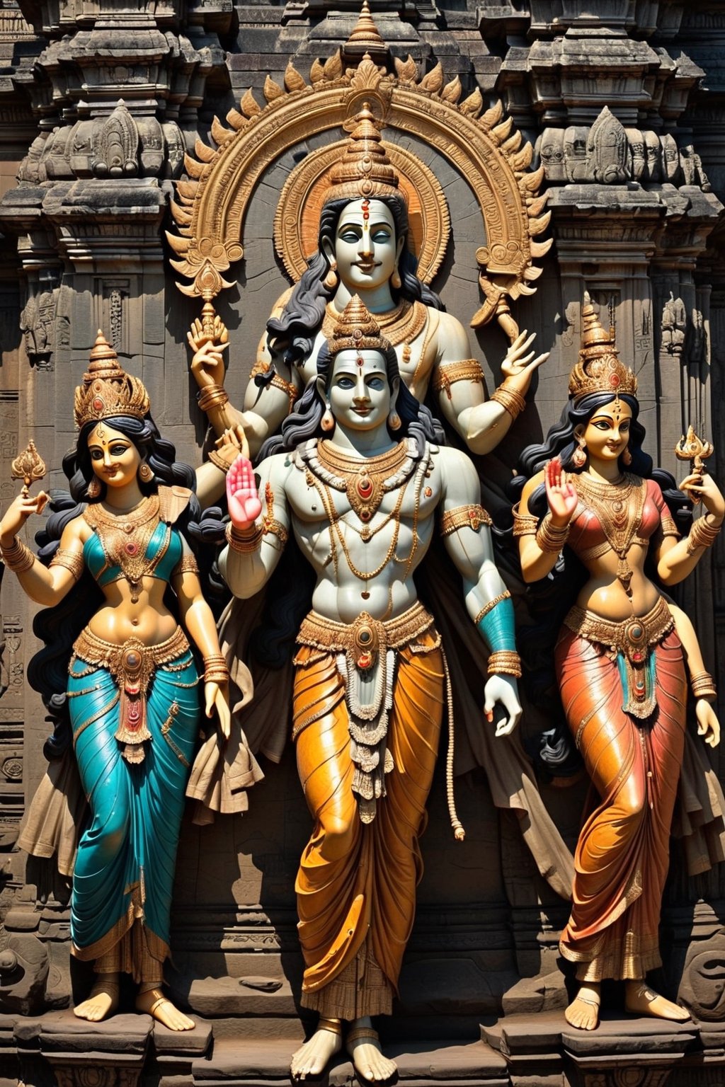 Jesus also referred to as Jesus Christ, Jesus of Nazareth, and many other names and titles, was a first-century Jewish preacher and religious leader.Six Hinduism deities. Surya, Parvati, Hanuman, Lakshmi, Vishnu, and Indra. · Shiva (left), Vishnu (middle), and Brahma (right) · The ten avatars of Vishnu, ( ...
‎List · ‎Ishvari · ‎Bhagavati
 Poor indian family, child_and_parent, river, farmHeaven, or the heavens, is a common religious cosmological or transcendent supernatural place where beings such as deities, angels, souls, saints, ...Angkor Wat is dedicated to the Hindu god Vishnu who is one of the three principal gods in the Hindu pantheon (Shiva and Brahma are the others).