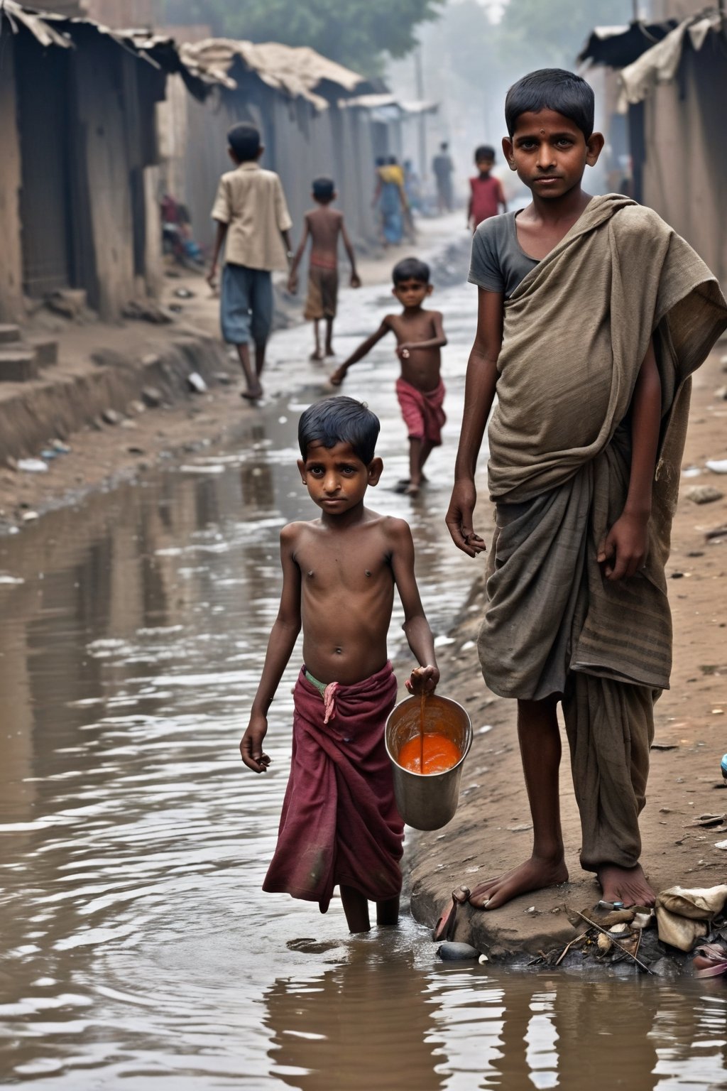 1 jusus, river, poor indian family living in the rods streets of india,poverty in india,delhi streets,indian streets,poor indian family,street kids in india,asia.