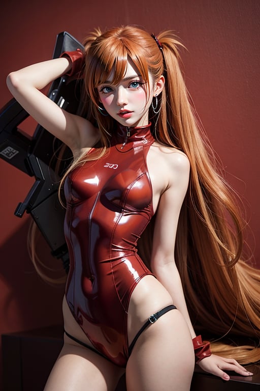 Asuka Langley,orange hair