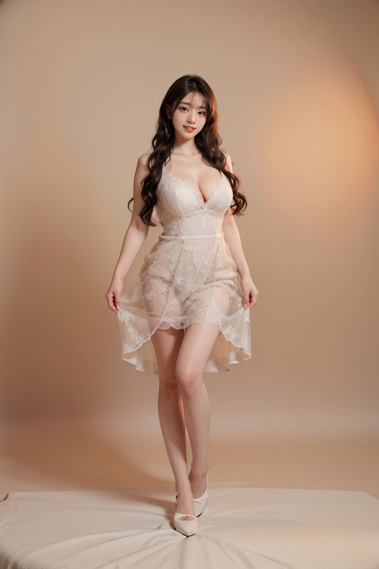 masterpiece, 8k, (real, photo real), best quality, high resolution, perfect details,

1girl, (Beautiful korean girl), 24 Years Old, (huge_boobs), (Dark Brown Hair), (Beautiful Hair:1.4), (Natural Beauty Look), (Very Lovely Smile:1.4), jewelry, white dress, wedding dress,bridal veil, bride, big dress, 

high Resolution Scan, remarkable color, ultra realistic, textured skin, remarkable detailed pupils, realistic dull skin noise, visible skin detail, skin fuzz, 

low contrast, Warm and Bright Colors, (Simple Soft Background), Award Winning Best Fashion Photography, 

(full body:1.2), in the room, classical background,1 girl ,Bomi,Sexy Pose
