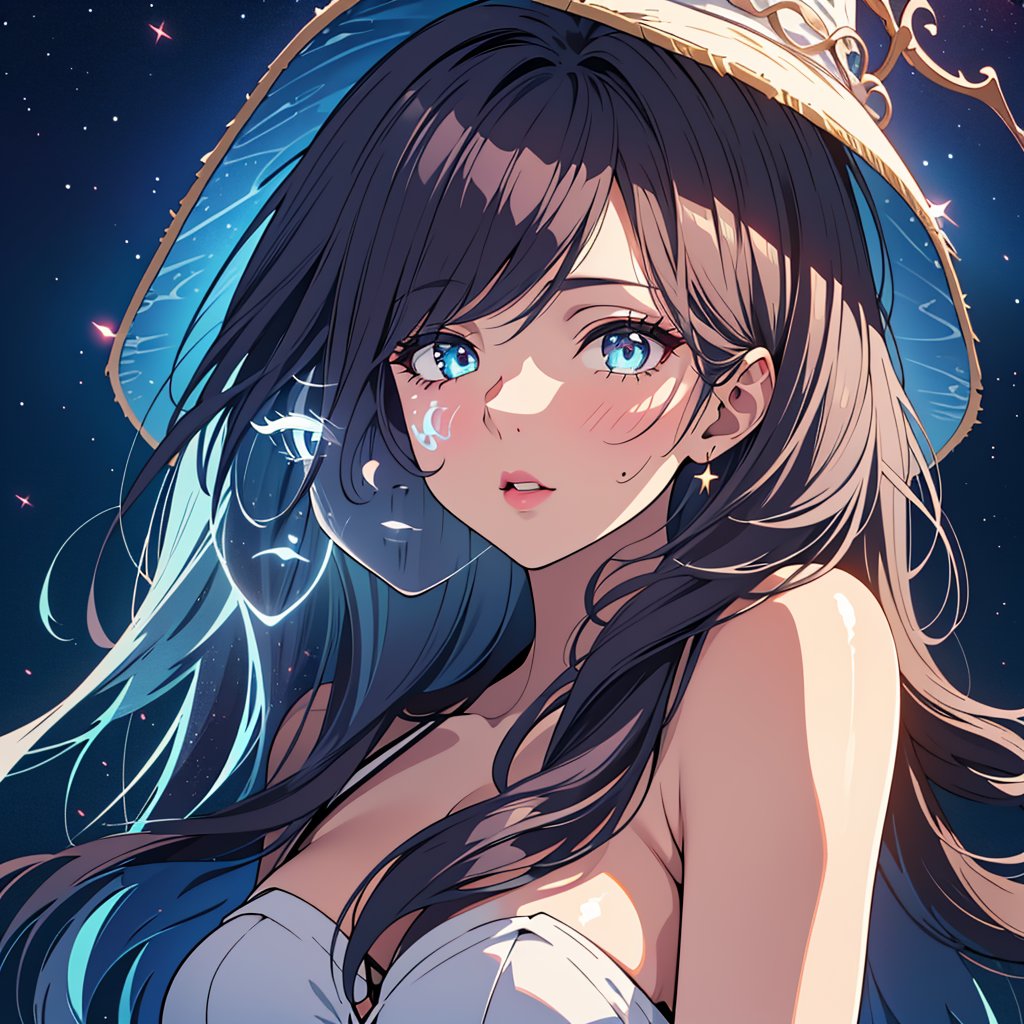 1girl,solo,best quality,highres,ultra-detailed,high_resolution,ultra-detailed,best quality, ultra realistic, 8k resolutions ,masterpiece, beautiful lips,detailed eyes,Detailed Hair,long hair,longhair,full_body,low_angle,dynamic_pose,full_body,(illustration:0.8),
 (beautiful detailed eyes:1.6), (perfect hands, perfect anatomy),extremely detailed face, perfect lighting,((long hair )),starry sky, ,Dungeon, cave with crystal walls ,sparky magic-energy, strong wind, sky full of stars and nebula background,,ExtraFacesRanni,IncrsRnnThWtch,ranni the witch