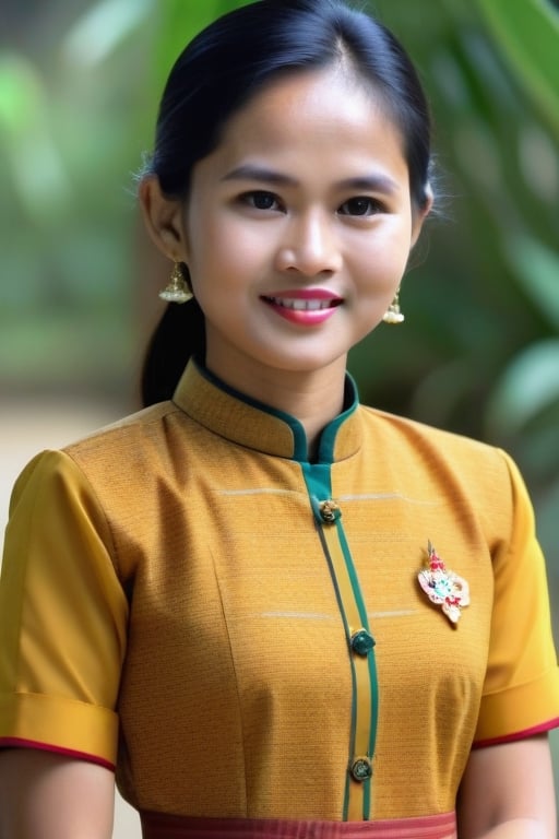 Myanmar teacher dress 