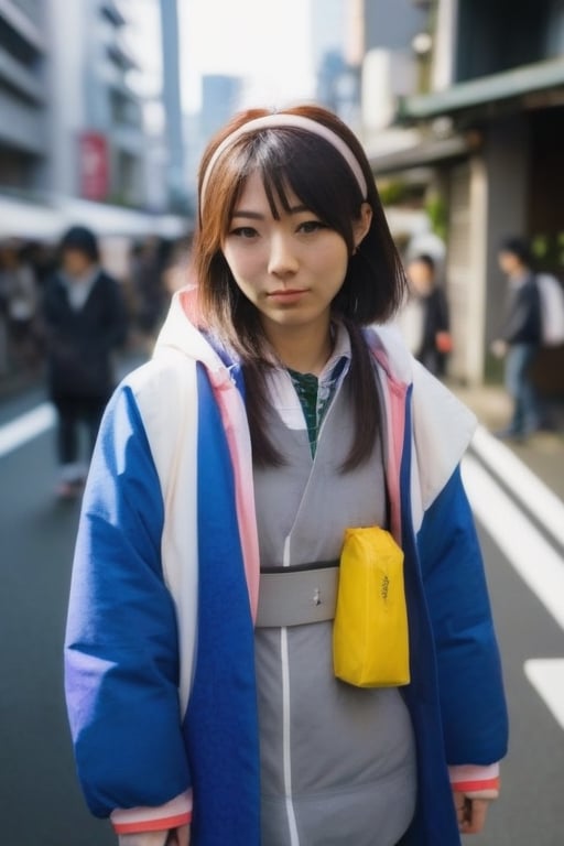 Japanese girl in Tokyo 富士山