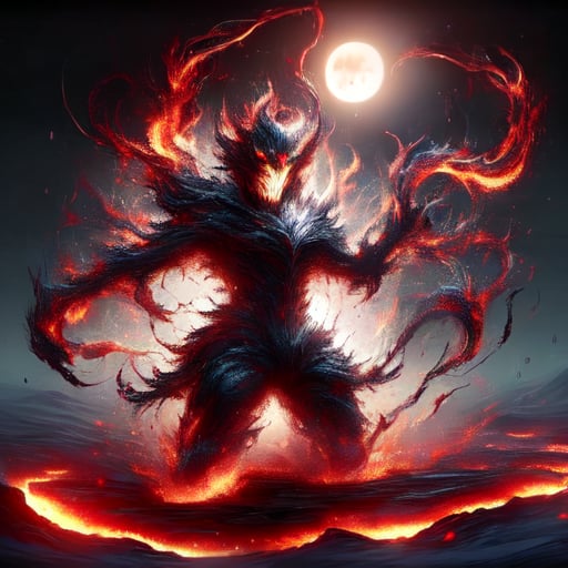 A dark, ominous figure looms in the foreground, the demon king's twisted face illuminated by a flickering torch. Shadows dance across his scaly skin as he surveys his domain, a desolate landscape of burning ruins and smoldering lava flows. His massive wings spread wide, casting long, eerie silhouettes across the scorched earth.,thigh,DonM3l3m3nt4l,leviathandef, no humans,RINGED_KNIGHT,Abyss_Watchers,Jack o 'Lantern,DGQMGirl2,CharcoalDarkStyle,glowing eyes,DonMD4rk3lv3s,1970's Horror Style,Warframe ,OoT_Ganondorf_Zelda,redmoonreindeer,Fairy in Clouds,badweather,rain,rainych, full moon,demonictech,DonMD3m0nV31ns,Demon, red theme,CLOUD,King,Blue Aura 1boy, Dark_Mediaval,night,monochrome,h4l0w3n5l0w5tyl3DonMD4rk,Dark king,Dark fantasy v2, (dark environment),dmnrmr,prince_of_darkness_shironeko,lyn,DarkTheme,chndrg,DEVJIN,DMC5Dante,n3n3k,DonM3v1lM4dn355,DonMW15p,ghostrider