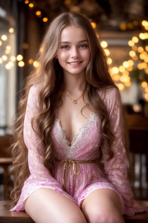 
extremely innocent angelic face, smirk, ukraine teen, wild hair, sitting leg over leg, dressed in pink, she smile like gentle love goddess, very long tresses, golden hair, brown hair, expressive face ((((seductive pose)))) she loves it so much. in chic bedroom, phenomenal image, too good, did you see it? i can't believe how good this is quality, sharp, perfect, beautiful, female, ultrarealistic, soft lighting, 8k, cheerful,laughing,clever naughty smile,,long sleeves, she smile like gentle love goddess,very long tresses,black hair,brown hair,expressive face, stunningly beautiful young girl,(((extremely innocent face ))),wild hair,((best quality)),((masterpiece)),(detailed),, highly ornate body jewelry, raw, photorealistic, real, perfect skin, real skin, realistic photo of a 1girls, , , voluptuously   extremely innocent face, divine eyes, ;,  

 (((full body view:1.2))), stunningly beautiful (((extremely innocent face ))), wild hair, ((best quality)), ((masterpiece)), (detailed),  shirt,, highly detailed HDR photo, 8k quality, best quality, high resolution ultra photorealistic, high definition, highly detailed photo, photon mapping, dynamic angle, professional lighting, highly detailed face and body,expressive eyes, perfectly detailed face, smile, gorgeous face, real skin details, soft skin, looking at viewer, raw, photorealistic, real, perfect skin, real skin, realistic photo of a mid body shot, , extremely innocent face, very beautiful, cheerful, laughing, clever naughty smile, , she is dressed, she smile like gentle love goddess, very long tresses, golden hair, brown hair, expressive face, divine eyes,, Wide-angle view of a pretty fashion model looking at the camera, expressing a complaint as if it's our fault, sad and thoughtful, sipping coffee in a dark, cozy coffee shop with rain outside, vibrant ambience, lively atmosphere, adorned with fairy lights and candles, captured in photorealistic detail with real skin textures, soft lighting, and presented as an absurdres masterpiece. , flowers,  ,1,s_light