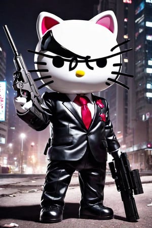 Photo Hello Kitty working as a hitman