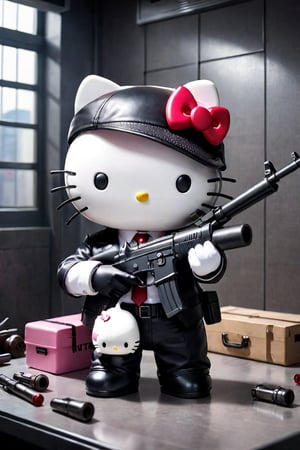 Photo Hello Kitty working as a hitman