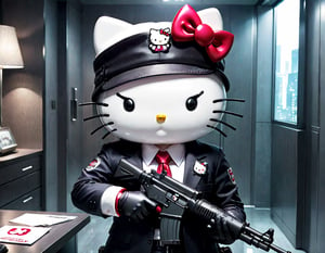 Hello Kitty working as a hitman