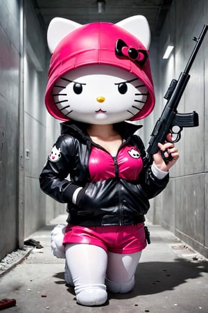 Hello Kitty working as a hitman